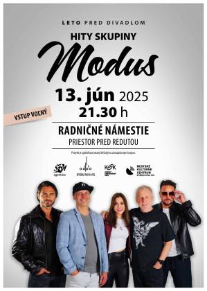 MODUS - koncert pred Redutou | spisskanovaves.eu